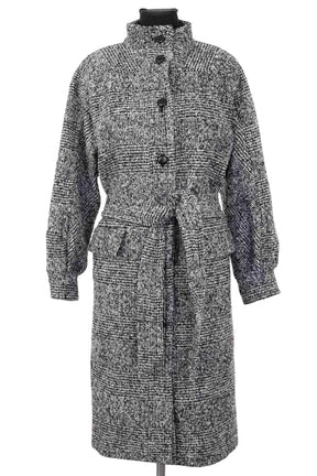 Manteau The Kooples Noir en Laine, taille S - Seconde Main
