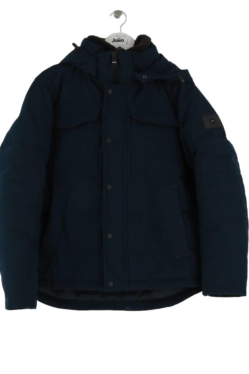 Manteau Tommy Hilfiger Bleu en Polyester, taille S - Seconde Main