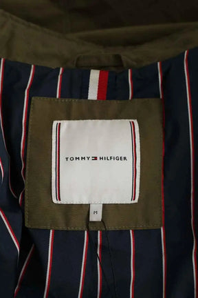 Manteau Tommy Hilfiger Kaki en Coton