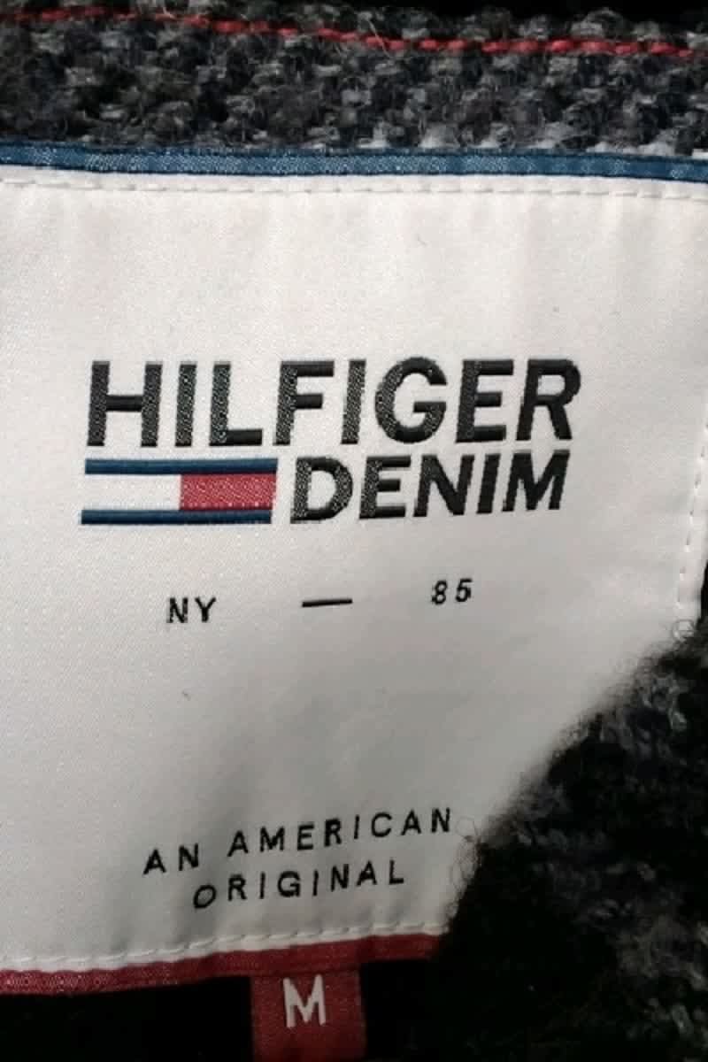 Manteau Tommy Hilfiger Noir en Polyester