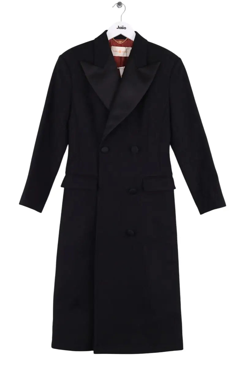 Manteau Tory Burch Noir en Coton, taille XS - Seconde Main