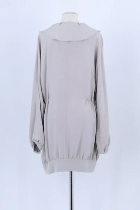 Manteau Valentino Gris en Soie