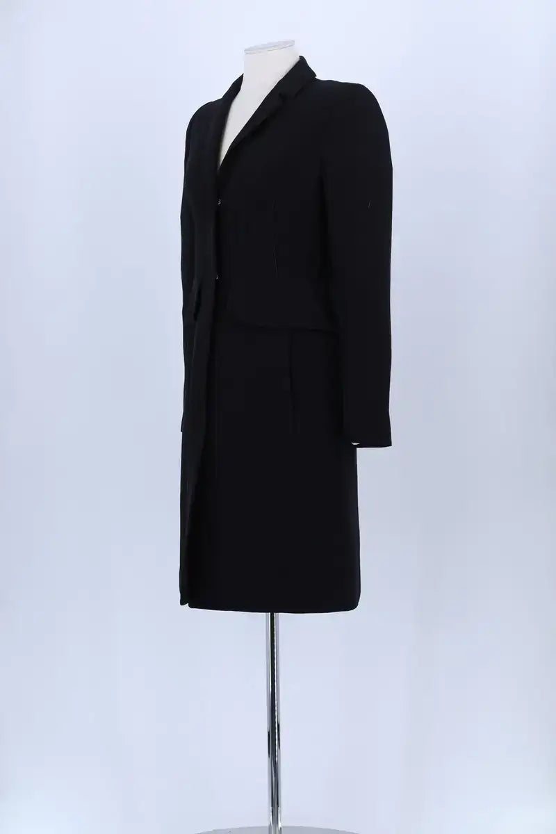 Manteau Valentino Noir en Laine