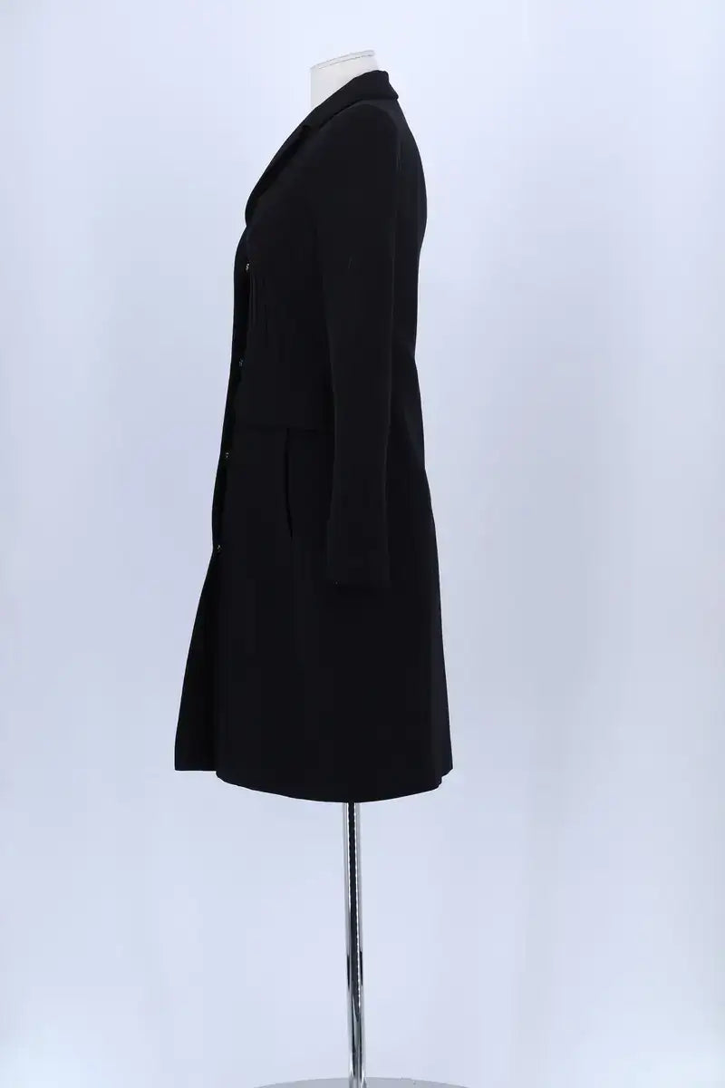 Manteau Valentino Noir en Laine