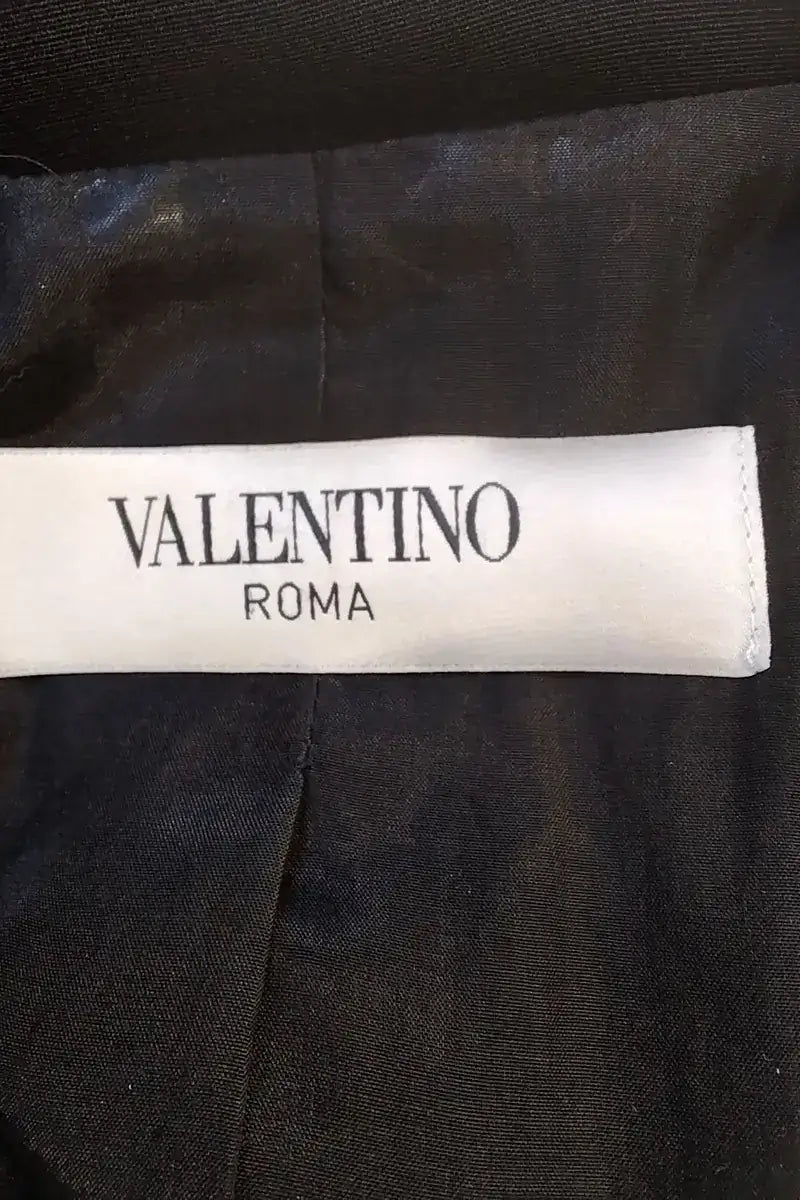 Manteau Valentino Noir en Laine