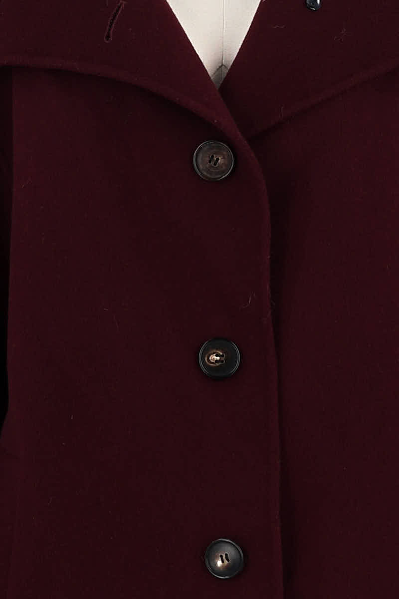 Manteau Vanessa Bruno Bordeaux en Cachemire