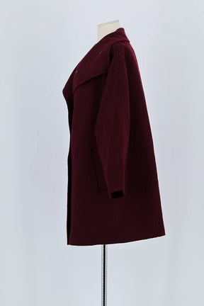 Manteau Vanessa Bruno Bordeaux en Cachemire