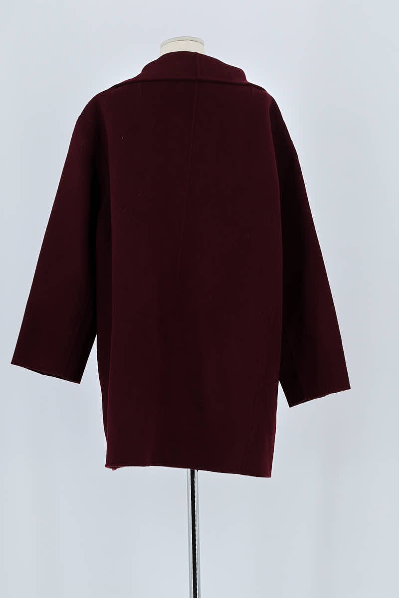 Manteau Vanessa Bruno Bordeaux en Cachemire