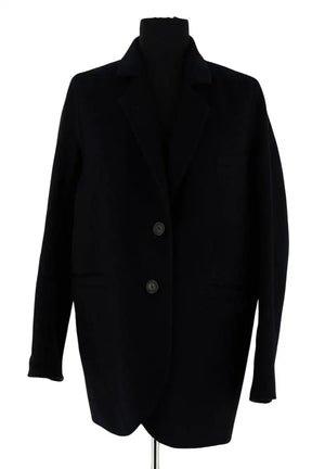 Manteau Vanessa Bruno Marine en Laine, taille XS - Seconde Main