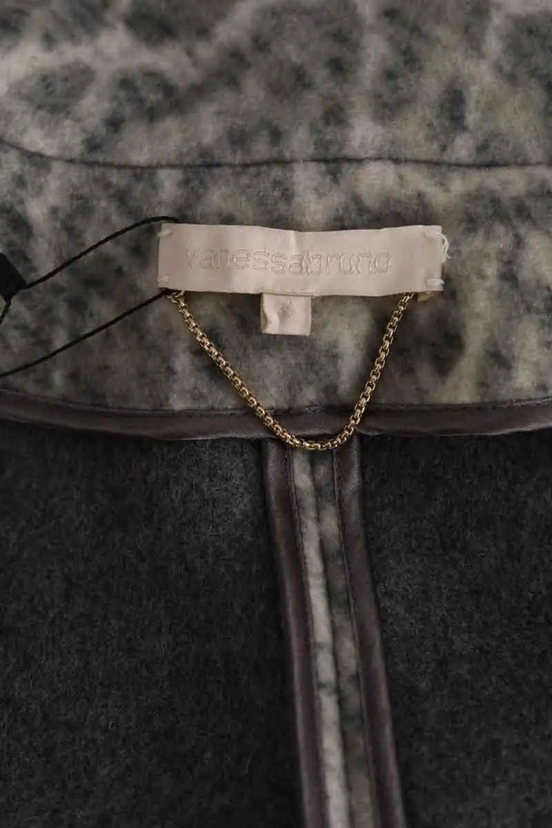 Manteau Vanessa Bruno Vert en Laine