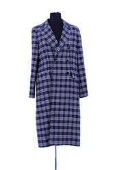 Manteau Vanessa Seward Bleu en Viscose, taille M - Seconde Main