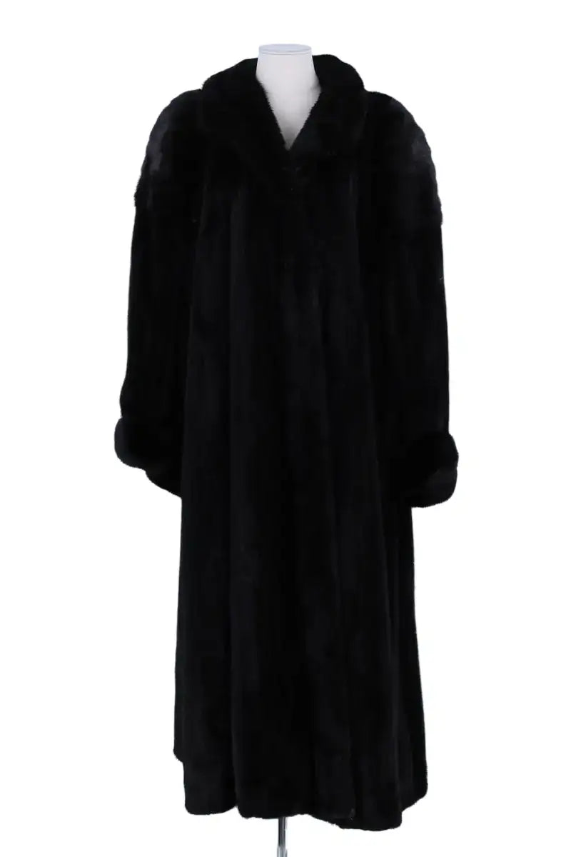 Manteau Vintage Marron en Fourrure, taille M - Seconde Main