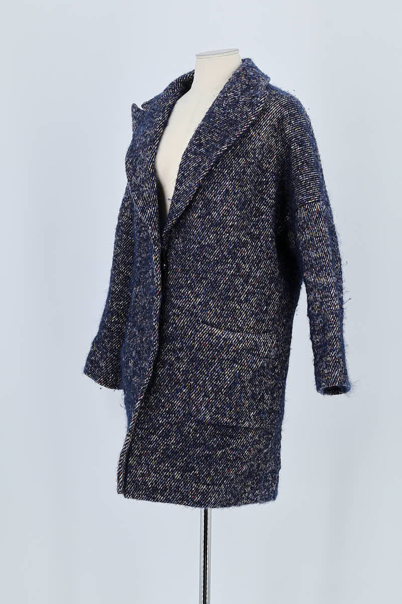 Manteau Zadig & Voltaire Bleu en Laine