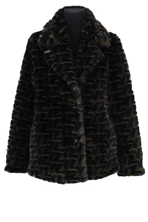 Manteau Zadig & Voltaire Kaki en Fausse fourrure, taille S - Seconde Main