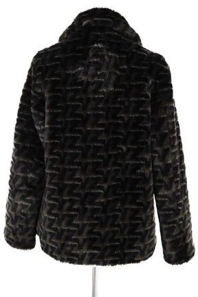 Manteau Zadig & Voltaire Kaki en Fausse fourrure