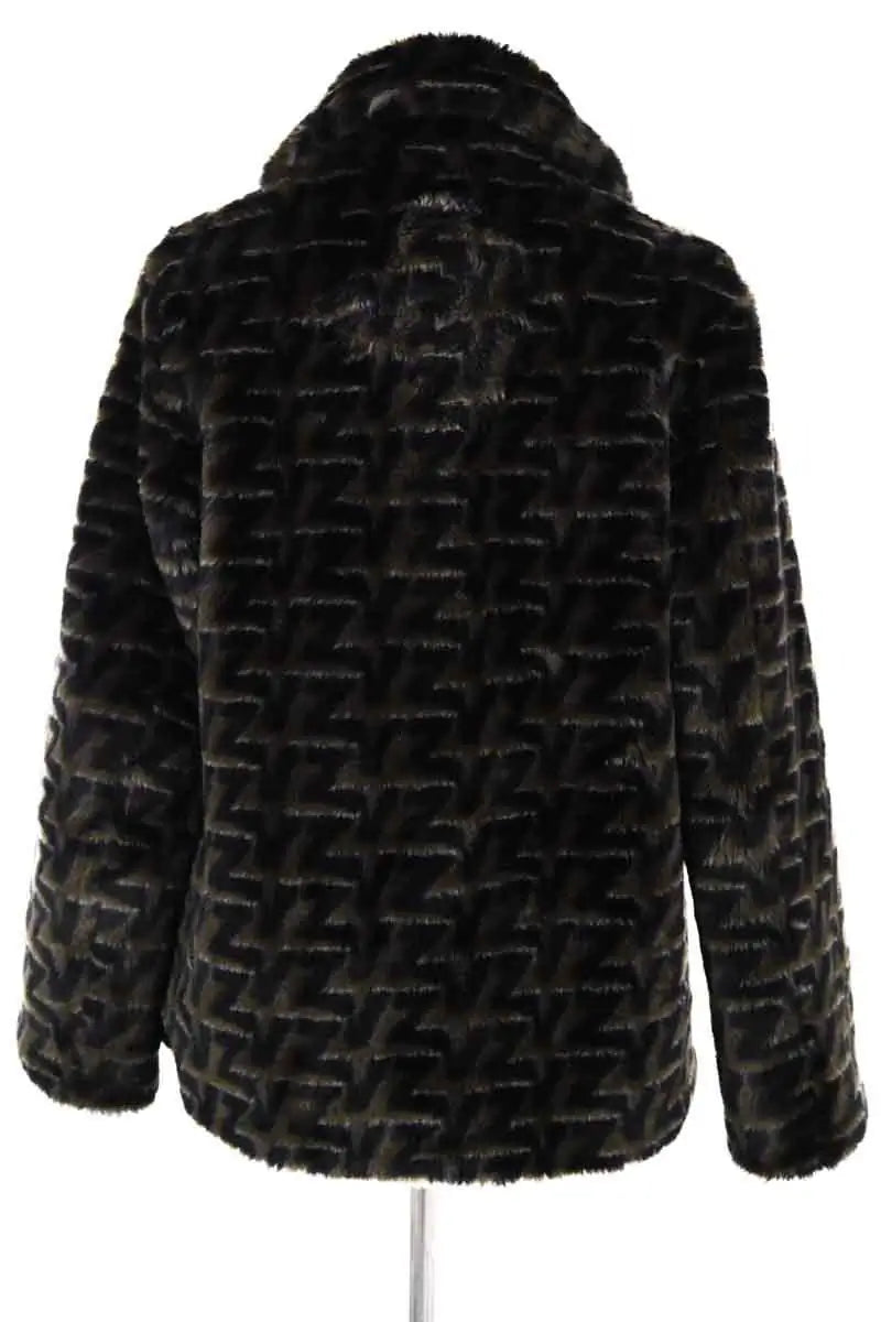 Manteau Zadig & Voltaire Kaki en Fausse fourrure