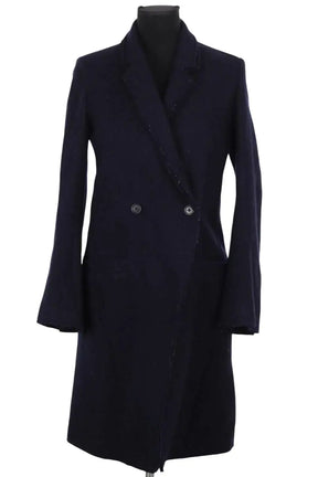 Manteau Zadig & Voltaire Marine en Laine, taille S - Seconde Main