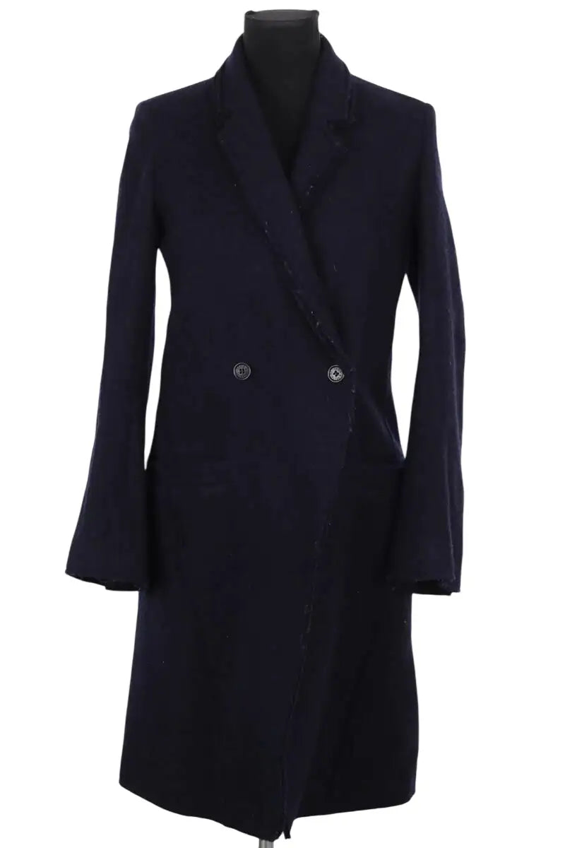 Manteau Zadig & Voltaire Marine en Laine, taille S - Seconde Main