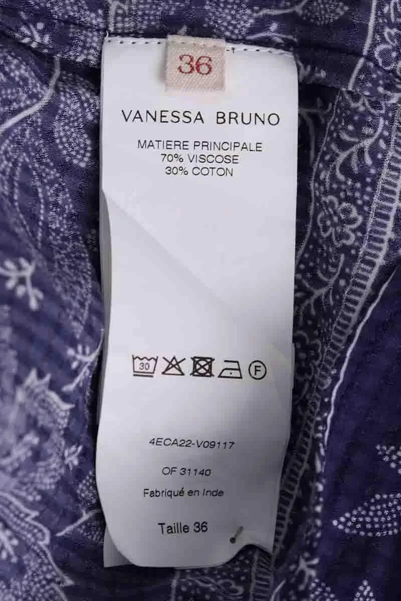 Blouse Vanessa Bruno Marine en Viscose