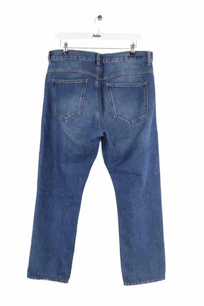 Jean droit Isabel Marant Bleu en Coton