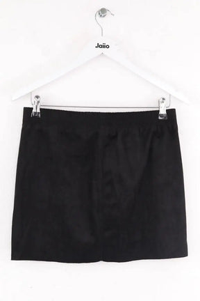 Mini jupe 8PM Noir en Daim