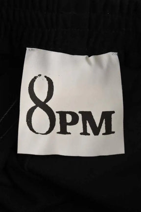 Mini jupe 8PM Noir en Daim