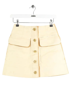 Mini jupe Acne Studios Jaune en Coton, taille XXS - Seconde Main