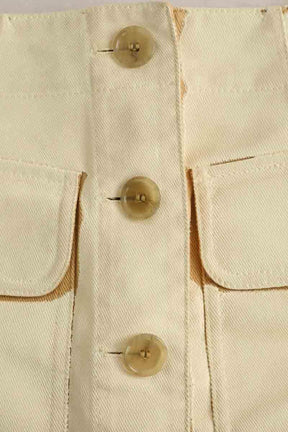 Mini jupe Acne Studios Jaune en Coton