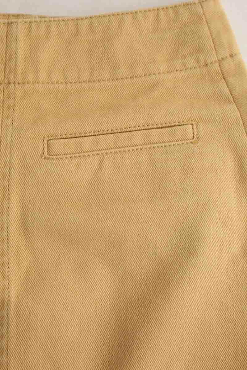 Mini jupe Acne Studios Jaune en Coton