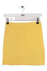 Mini jupe Albertine Jaune en Synthétique, taille S - Seconde Main