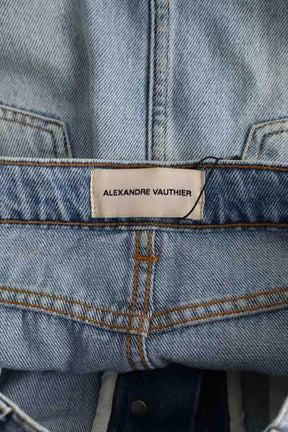 Mini jupe Alexandre Vauthier Bleu en Coton