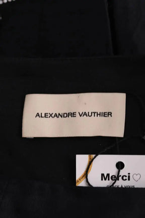 Mini jupe Alexandre Vauthier Noir en Coton