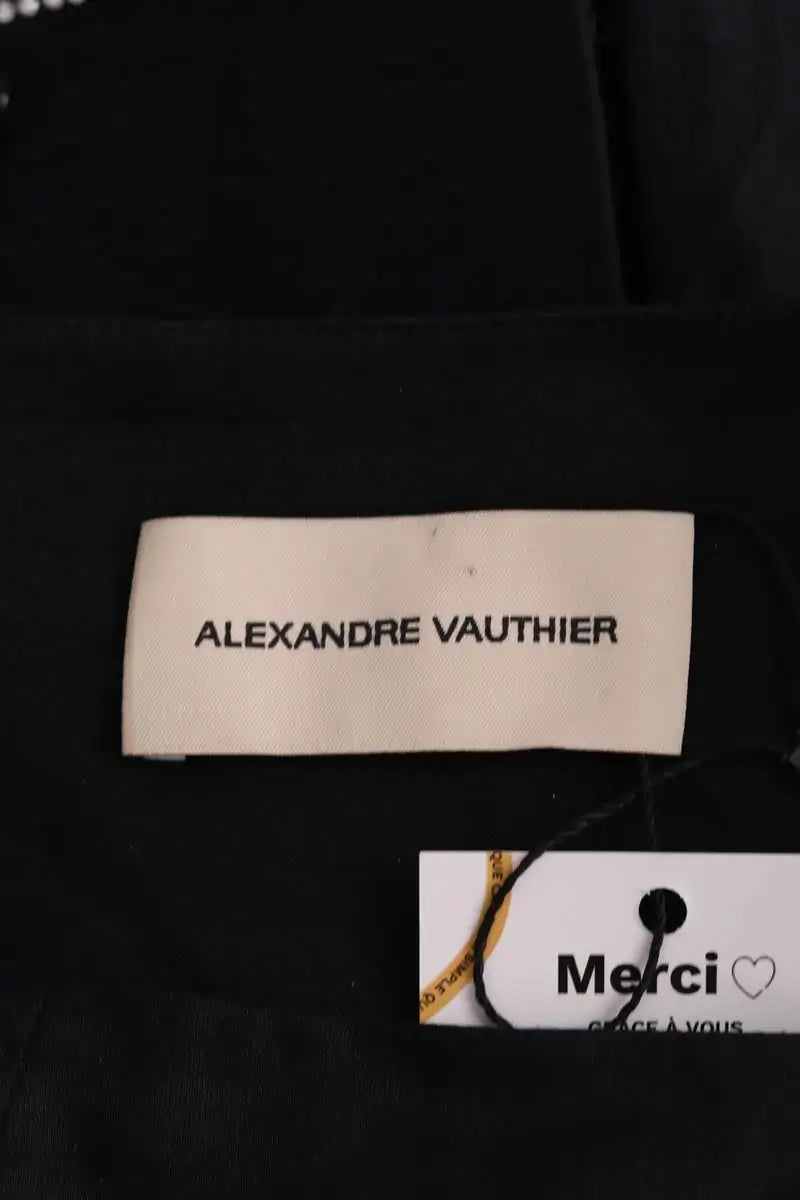 Mini jupe Alexandre Vauthier Noir en Coton