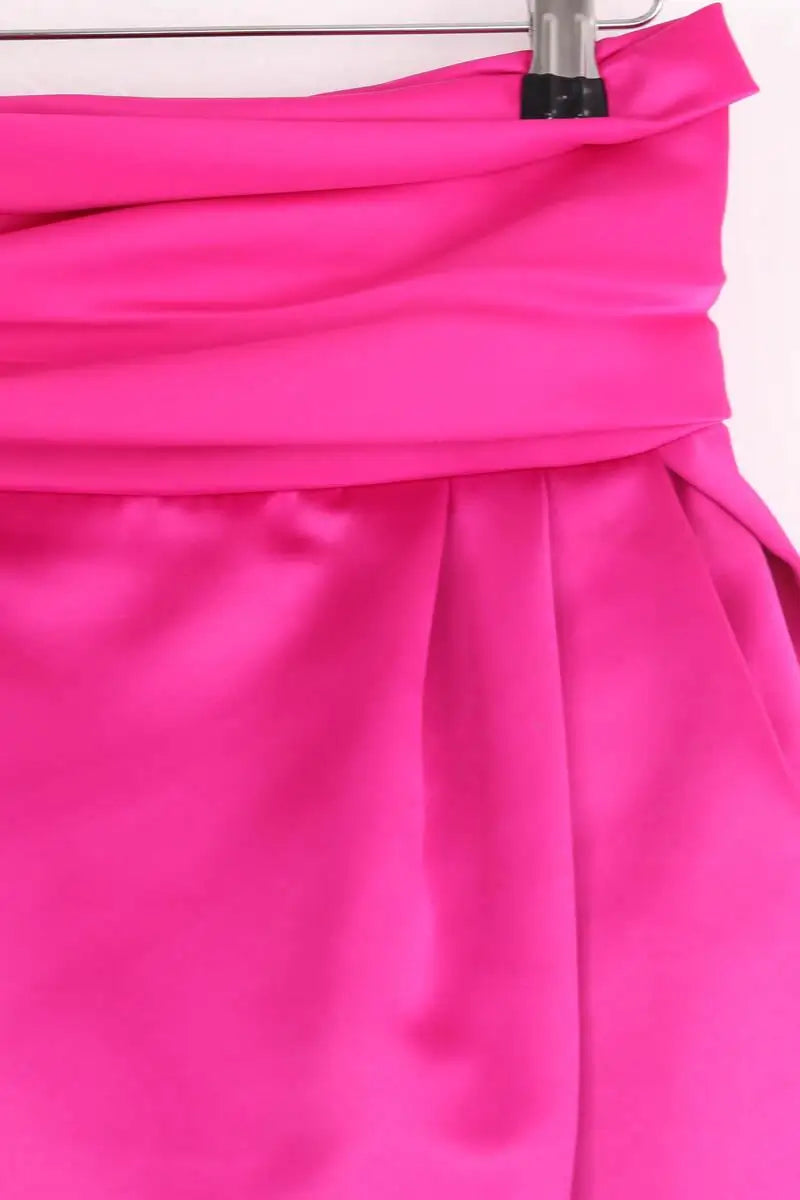 Mini jupe Alexandre Vauthier Rose en Synthétique