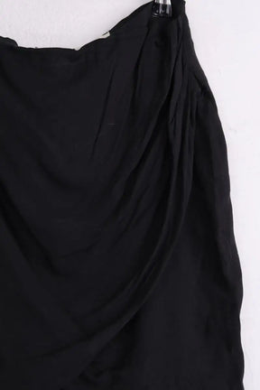 Mini jupe American Vintage Noir en Viscose