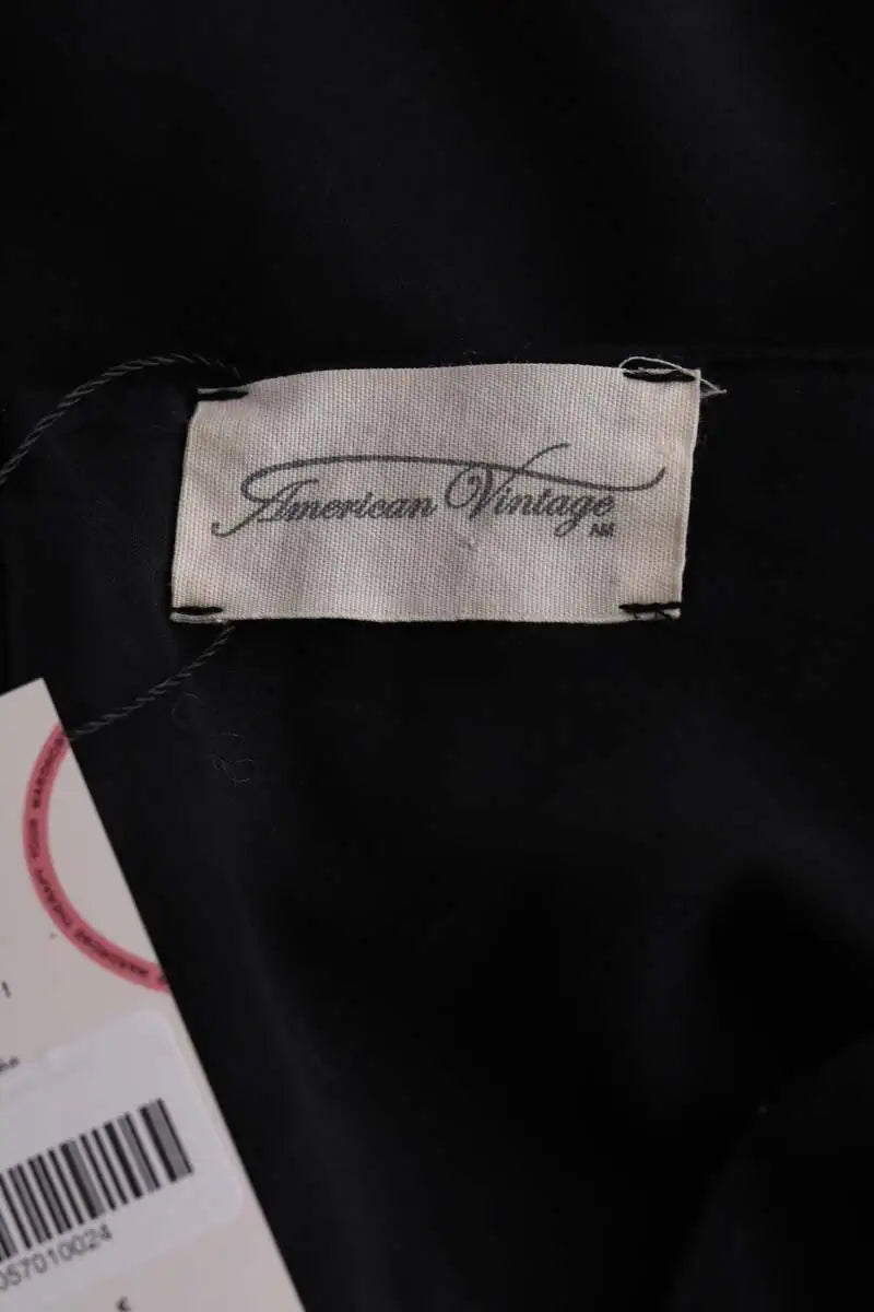 Mini jupe American Vintage Noir en Viscose