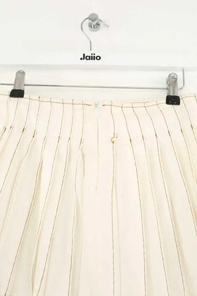 Mini jupe Ami Beige en Coton