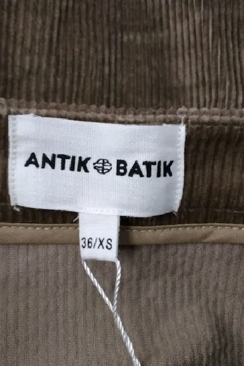 Mini jupe Antik Batik Marron en Coton
