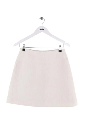 Mini jupe APC Blanc en Synthétique, taille S - Seconde Main
