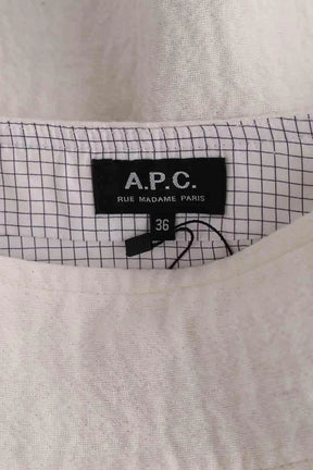 Mini jupe APC Blanc en Synthétique