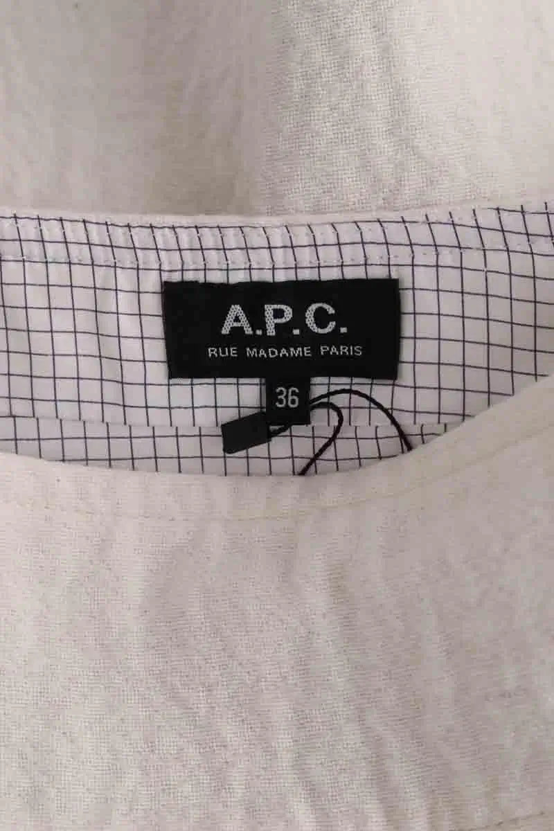 Mini jupe APC Blanc en Synthétique