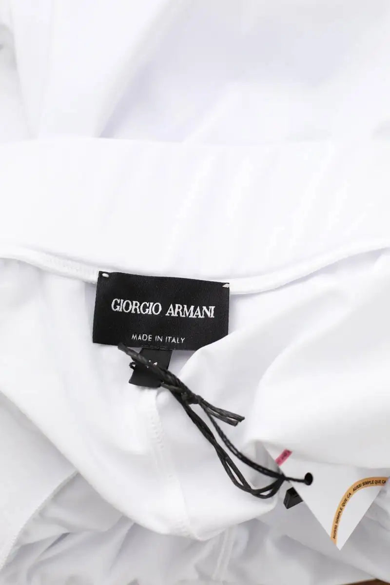 Mini jupe Armani Blanc en Polyester