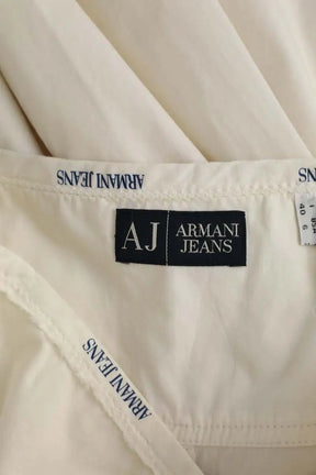 Mini jupe Armani Jeans Blanc en Coton