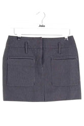 Mini jupe Balenciaga Gris en Coton, taille XS - Seconde Main