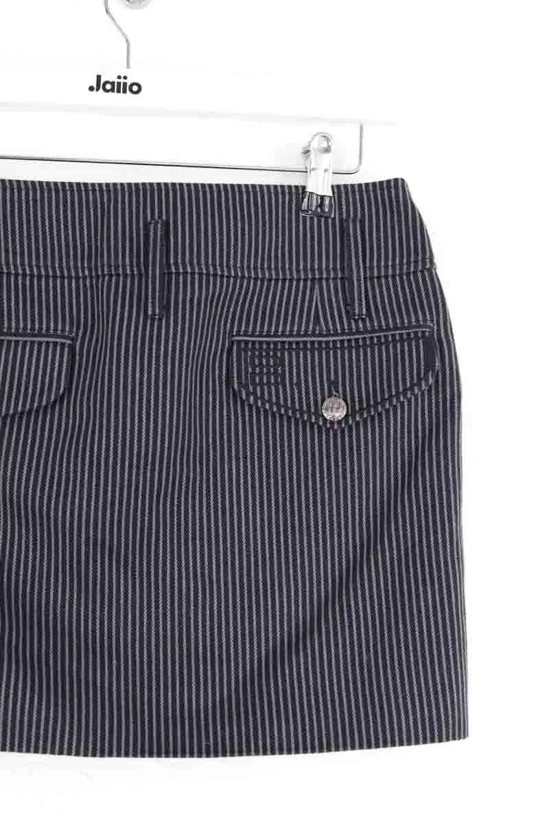 Mini jupe Balenciaga Gris en Coton