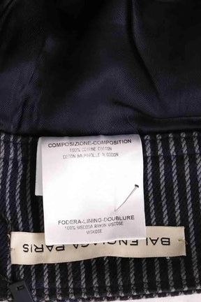 Mini jupe Balenciaga Gris en Coton