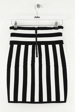 Mini jupe Balmain Noir en Viscose