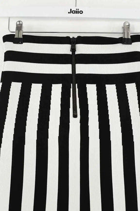 Mini jupe Balmain Noir en Viscose