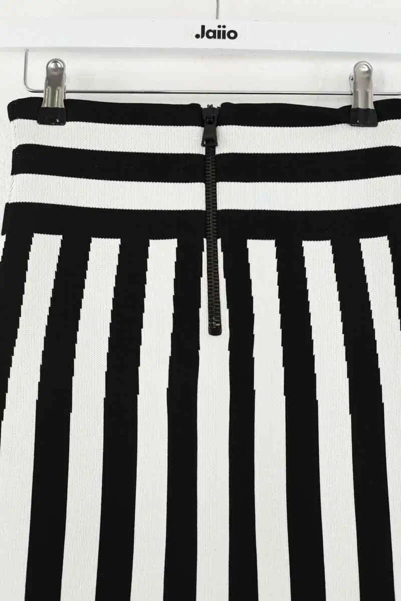 Mini jupe Balmain Noir en Viscose