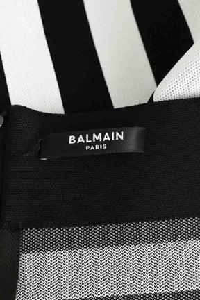Mini jupe Balmain Noir en Viscose